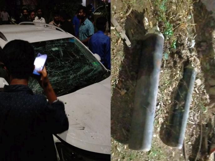 Three Oxygen cylinders Blast exploded while driving in Nashik, another cylinder went up in the air | Horrible: नाशिकमध्ये वाहतूक करताना तीन सिलिंडरचा स्फोट, अन्य सिलिंडर हवेत उडाले Three Oxygen cylinders Blast exploded while driving in Nashik, another cylinder went up in the air | Horrible: नाशिकमध्ये वाहतूक करताना तीन सिलिंडरचा स्फोट, अन्य सिलिंडर हवेत उडाले