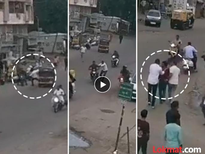Filmy Style Arrest in Nashik Cop Jumps from Auto Refuses to Let Go of Fugitives Collar in Dramatic Chase | VIDEO: रिक्षातून उडी मारली, आरोपीची कॉलर धरली; नाशिक पोलिसांची धडाकेबाज कारवाई; दरोड्याचा फरार आरोपी जेरबंद Filmy Style Arrest in Nashik Cop Jumps from Auto Refuses to Let Go of Fugitives Collar in Dramatic Chase | VIDEO: रिक्षातून उडी मारली, आरोपीची कॉलर धरली; नाशिक पोलिसांची धडाकेबाज कारवाई; दरोड्याचा फरार आरोपी जेरबंद