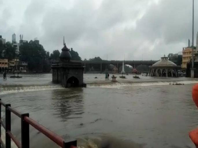 Heavy Rainfall in Nashik | नाशिकमध्ये मध्यरात्रीपासून पावसाचा जोर कायम, गोदापात्रातील पाणीपातळीत वाढ