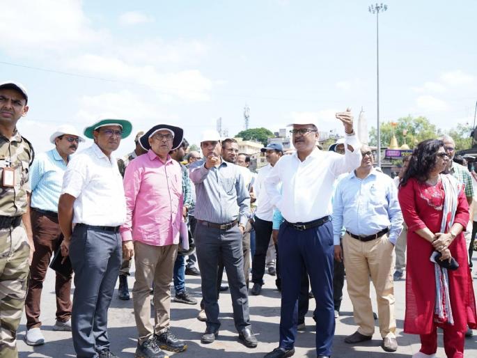 Inspection of works for Singhastha by municipal authorities | सिंहस्थासाठीच्या कामांची मनपा अधिकाऱ्यांकडून पाहणी Inspection of works for Singhastha by municipal authorities | सिंहस्थासाठीच्या कामांची मनपा अधिकाऱ्यांकडून पाहणी