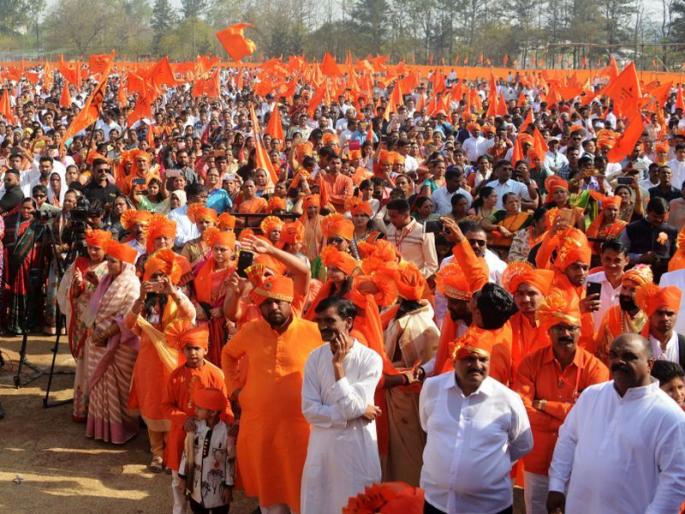 Chhatrapati Shivaji Maharaj's jubilee celebrates Shivajnmotsav's world record | नाशकात घुमला छत्रपती शिवाजी महाराजांचा जयजयकार, शिवजन्मोत्सवाचा विश्वविक्रम Chhatrapati Shivaji Maharaj's jubilee celebrates Shivajnmotsav's world record | नाशकात घुमला छत्रपती शिवाजी महाराजांचा जयजयकार, शिवजन्मोत्सवाचा विश्वविक्रम