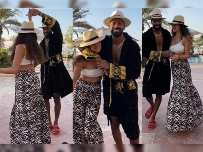 T20 World Cup: Hardik Pandya’s special dance with Natasha Stankovic, Watch video | T20 World Cup: पत्नी नताशासोबत Hardik Pandyaचा रोमँटिक डान्स; Video Viral
