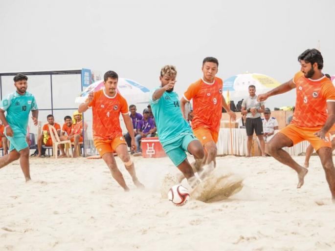 strong performance by maharashtra athletes in the first national beach games competition | पहिल्या राष्ट्रीय बीच गेम्स स्पर्धेमध्ये महाराष्ट्राच्या खेळाडूंची दमदार कामगिरी strong performance by maharashtra athletes in the first national beach games competition | पहिल्या राष्ट्रीय बीच गेम्स स्पर्धेमध्ये महाराष्ट्राच्या खेळाडूंची दमदार कामगिरी