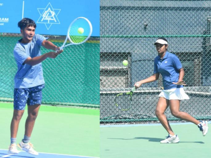 Maharashtra's Asmi Adkar and Cahir Warik won doubles titles in their respective categories in the 28th Fenesta Open National Tennis Championship 2023  | महाराष्ट्राच्या अस्मी, काहिरने खुल्या राष्ट्रीय टेनिस स्पर्धेत विजेतेपद पटकावले Maharashtra's Asmi Adkar and Cahir Warik won doubles titles in their respective categories in the 28th Fenesta Open National Tennis Championship 2023  | महाराष्ट्राच्या अस्मी, काहिरने खुल्या राष्ट्रीय टेनिस स्पर्धेत विजेतेपद पटकावले