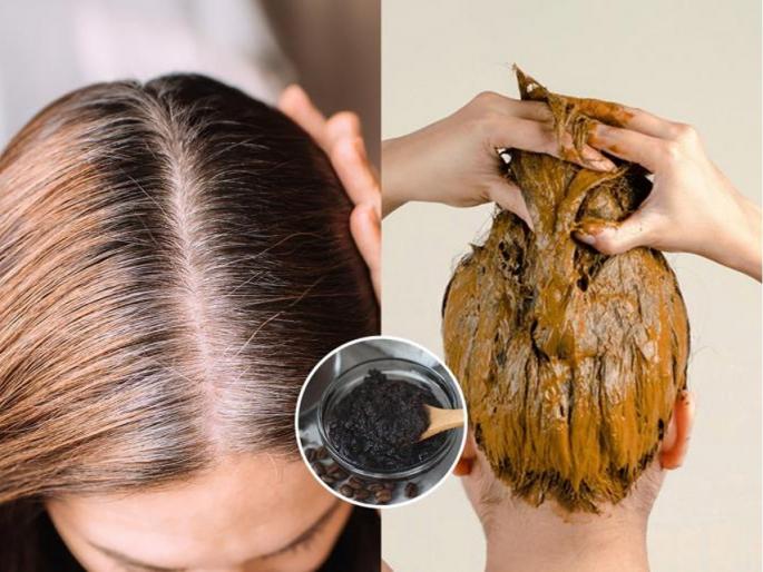 how to get natural colour to gray hair? how to turn gray hair black, how to apply heena or mehendi on hair  | मेहेंदीमुळे केशरी, लालसर रंगलेले केस आवडत नाही? मेहेंदीमध्ये 'हा' पदार्थ मिसळा- केसांना नॅचरल रंग येईल