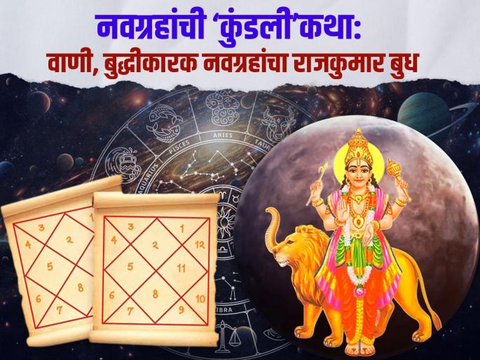 navgrahanchi kundali katha know about significance of mercury planet in astrology and budh graha impact on janm patrika | नवग्रहांची ‘कुंडली’कथा: बुध म्हणजे 'राजकुमार'; उत्तम वाणी, प्रखर बुद्धी, चिरतारुण्याचं वरदान navgrahanchi kundali katha know about significance of mercury planet in astrology and budh graha impact on janm patrika | नवग्रहांची ‘कुंडली’कथा: बुध म्हणजे 'राजकुमार'; उत्तम वाणी, प्रखर बुद्धी, चिरतारुण्याचं वरदान