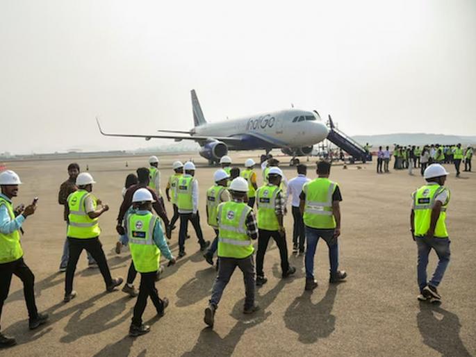 Navi Mumbai Airport ready for service; Plans to start flights from this date... | नवी मुंबई विमानतळ सेवेसाठी सज्ज; या तारखेपासून उड्डाणे सुरु करण्याचा विचार... Navi Mumbai Airport ready for service; Plans to start flights from this date... | नवी मुंबई विमानतळ सेवेसाठी सज्ज; या तारखेपासून उड्डाणे सुरु करण्याचा विचार...