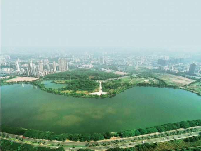 Smelly Holding Pond, Garbage Dump to Paradise, 'Jewel of Navi Mumbai' Turns into New Tourism Hub | दुर्गंधीयुक्त होल्डिंग पाँड, कचऱ्याच्या ढिगातून नंदनवन, ‘ज्वेल ऑफ नवी मुंबई’ बनले नवे पर्यटन केंद्र Smelly Holding Pond, Garbage Dump to Paradise, 'Jewel of Navi Mumbai' Turns into New Tourism Hub | दुर्गंधीयुक्त होल्डिंग पाँड, कचऱ्याच्या ढिगातून नंदनवन, ‘ज्वेल ऑफ नवी मुंबई’ बनले नवे पर्यटन केंद्र
