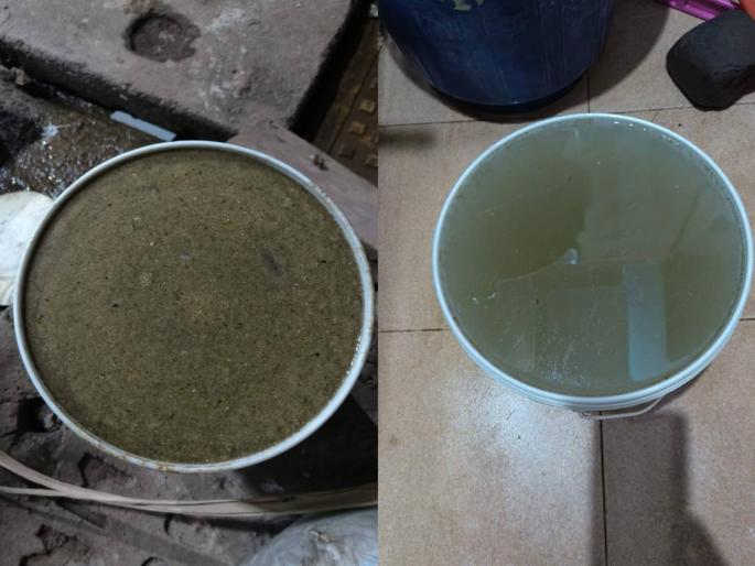punishment of black and yellow polluted water for navi mumbaikar | नवी मुंबईकरांना काळ्या पिवळ्या पाण्याची शिक्षा punishment of black and yellow polluted water for navi mumbaikar | नवी मुंबईकरांना काळ्या पिवळ्या पाण्याची शिक्षा
