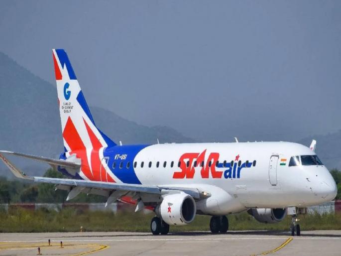 Flights begin from Navi Mumbai airport Star Air to start flight services from December 25 | नवी मुंबई आंतरराष्ट्रीय विमानतळ सज्ज! २५ डिसेंबरपासून 'स्टार एअर'ची विमान सेवा सुरू, पाहा शहरांची यादी Flights begin from Navi Mumbai airport Star Air to start flight services from December 25 | नवी मुंबई आंतरराष्ट्रीय विमानतळ सज्ज! २५ डिसेंबरपासून 'स्टार एअर'ची विमान सेवा सुरू, पाहा शहरांची यादी