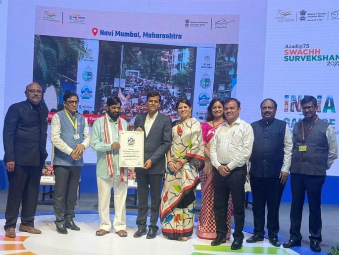 Navi Mumbai is number one in the country in youth participation in 'Indian Swachhta League' | 'इंडियन स्वच्छता लीग'मध्ये नवी मुंबई युवक सहभागात देशात नंबर वन Navi Mumbai is number one in the country in youth participation in 'Indian Swachhta League' | 'इंडियन स्वच्छता लीग'मध्ये नवी मुंबई युवक सहभागात देशात नंबर वन