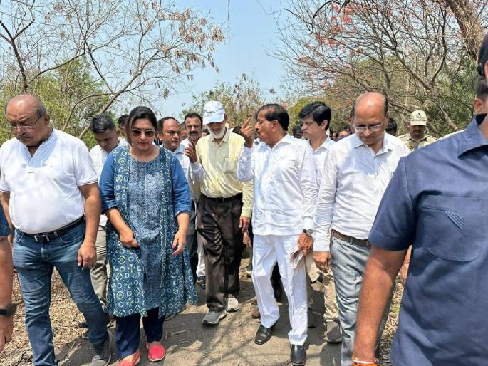 A week's ultimatum to break DPS lake's choke point Ganesh Naik entered the field | डीपीएस तलावाचे चोक पाँईंट तोडण्यासाठी आठवड्याचा अल्टिटेम; गणेश नाईक उतरले मैदानात A week's ultimatum to break DPS lake's choke point Ganesh Naik entered the field | डीपीएस तलावाचे चोक पाँईंट तोडण्यासाठी आठवड्याचा अल्टिटेम; गणेश नाईक उतरले मैदानात