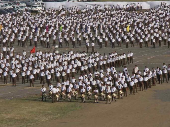 Vijayadashami celebration of the RSS as per Corona guidelines | कोरोना गाईडलाईन्सनुसारच संघाचा विजयादशमी उत्सव Vijayadashami celebration of the RSS as per Corona guidelines | कोरोना गाईडलाईन्सनुसारच संघाचा विजयादशमी उत्सव