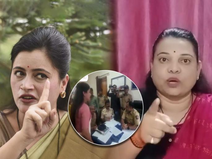 amravati police wife criticize navneet rana over love jihad allegations police station shares video social media | "तू नौटंकी आहेस, दोन दिवसात माफी माग, नाहीतर...;" नवनीत राणांवर पोलीस पत्नी संतापली amravati police wife criticize navneet rana over love jihad allegations police station shares video social media | "तू नौटंकी आहेस, दोन दिवसात माफी माग, नाहीतर...;" नवनीत राणांवर पोलीस पत्नी संतापली