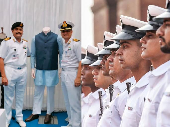 Navy's big step! A soldier may wear kurta-pyjama in the mess; Beginning to remove symbols of slavery | नौदलाचे मोठे पाऊल! मेसमध्ये जवान कुर्ता-पायजमा घालू शकणार; गुलामगिरीची प्रतिके हटविण्यास सुरुवात Navy's big step! A soldier may wear kurta-pyjama in the mess; Beginning to remove symbols of slavery | नौदलाचे मोठे पाऊल! मेसमध्ये जवान कुर्ता-पायजमा घालू शकणार; गुलामगिरीची प्रतिके हटविण्यास सुरुवात