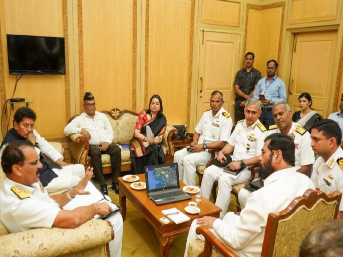 Coordinate planning of Navy Day events at Malvan, Chief Minister orders | नौसेना दिवस: मालवण येथील कार्यक्रमांचे समन्वयाने नियोजन करा, मुख्यमंत्र्यांचे आदेश Coordinate planning of Navy Day events at Malvan, Chief Minister orders | नौसेना दिवस: मालवण येथील कार्यक्रमांचे समन्वयाने नियोजन करा, मुख्यमंत्र्यांचे आदेश