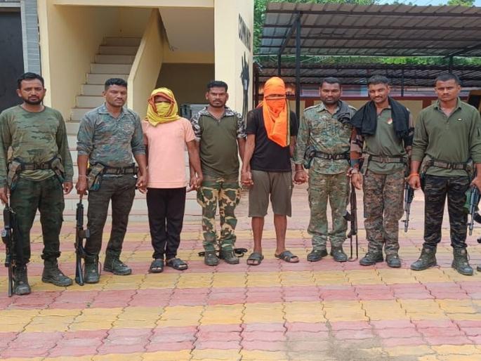 Gadchiroli: Two Jahal Maoists arrested with a reward of 10 lakhs, operation in dense forest of Dhodraj | Gadchiroli: दहा लाखांचे बक्षीस असलेल्या दोन जहाल माओवाद्यांना अटक, धोडराजच्या घनदाट जंगलात कारवाई Gadchiroli: Two Jahal Maoists arrested with a reward of 10 lakhs, operation in dense forest of Dhodraj | Gadchiroli: दहा लाखांचे बक्षीस असलेल्या दोन जहाल माओवाद्यांना अटक, धोडराजच्या घनदाट जंगलात कारवाई