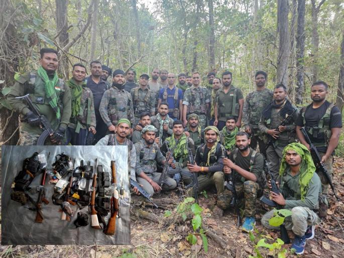 Four fierce women Naxals killed in police-Naxal encounter: There was a reward of Rs 62 lakh | पोलिस-नक्षल चकमकीत चार जहाल महिला नक्षलवादी ठार: होतं ६२ लाख रुपयांचं बक्षीस