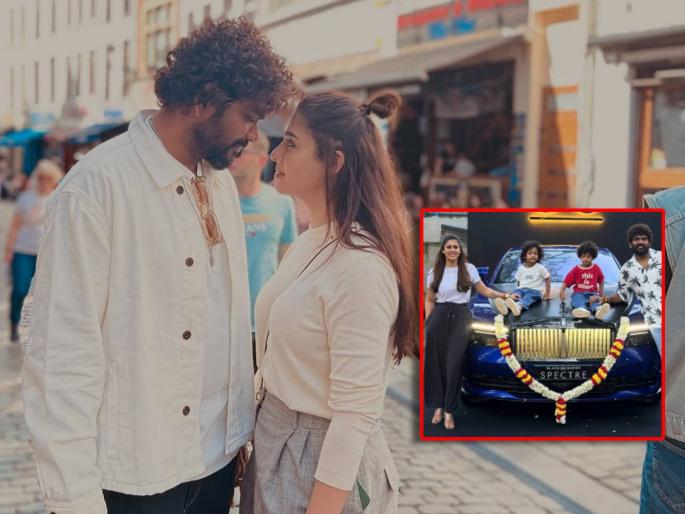vignesh shivan gifter 10cr roles royce to wife nayanthara on her birthday | बायकोवर एवढं प्रेम! प्रत्येक वाढदिवसाला अभिनेत्रीचा नवरा देतो महागडी कार, आता बर्थडेला दिली १० कोटींची गाडी