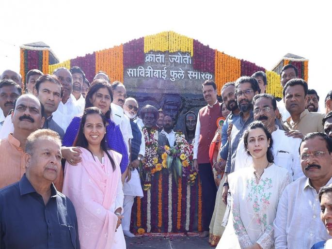 A grand memorial of Krantijyoti on 10 acres in Naigaon says Chief Minister Devendra Fadnavis | Satara: नायगावात १० एकरात क्रांतिज्योतींचे भव्य स्मारक उभारणार - मुख्यमंत्री देवेंद्र फडणवीस 