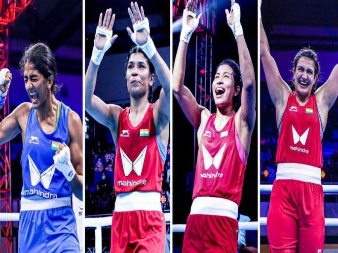 India's Neetu Ghanghas, Nikhat Zareen, Lovelina Borgohai and Sweety Bura bag historic gold medals at World Boxing Championships | नीतू, निखत, लवलिना आणि स्वीटीने सोने लुटले, त्याची गोष्ट.. India's Neetu Ghanghas, Nikhat Zareen, Lovelina Borgohai and Sweety Bura bag historic gold medals at World Boxing Championships | नीतू, निखत, लवलिना आणि स्वीटीने सोने लुटले, त्याची गोष्ट..