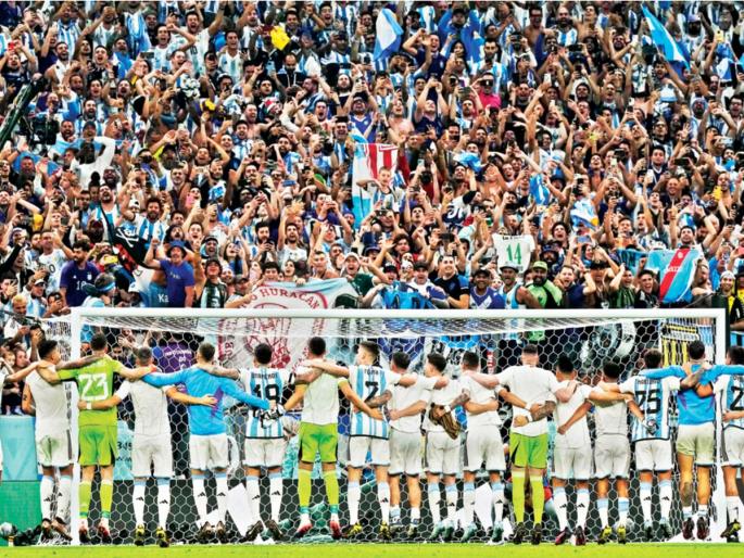 Messi's dream is one win away; 3-0 win over Croatia: Julian Alvarez scores a record two goals | मेस्सीचे स्वप्न एक विजय दूर; क्रोएशियावर ३-० ने मात : ज्युलियन अल्वारेजचे विक्रमी दोन गोल Messi's dream is one win away; 3-0 win over Croatia: Julian Alvarez scores a record two goals | मेस्सीचे स्वप्न एक विजय दूर; क्रोएशियावर ३-० ने मात : ज्युलियन अल्वारेजचे विक्रमी दोन गोल