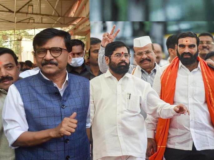 Sanjay Raut will be crushed wherever he can meet; MLAs Santosh Bangar of Eknath Shinde group sleep of tongue | Santosh Bangar on Sanjay Raut: जिथे मिळेल तिथे संजय राऊत यांना ठेचल्याशिवाय राहणार नाही; शिंदे गटाच्या आमदारांची जीभ घसरली Sanjay Raut will be crushed wherever he can meet; MLAs Santosh Bangar of Eknath Shinde group sleep of tongue | Santosh Bangar on Sanjay Raut: जिथे मिळेल तिथे संजय राऊत यांना ठेचल्याशिवाय राहणार नाही; शिंदे गटाच्या आमदारांची जीभ घसरली