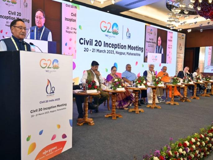 'ChatGPT' dangerous, churning at 'C20' forum, Side effects presented by experts at G20 Summit | ‘चॅटजीपीटी’ धोकादायक, ‘सी-२०’च्या मंचावर मंथन, देश-विदेशातील तज्ज्ञांनी मांडले दुष्परिणाम 'ChatGPT' dangerous, churning at 'C20' forum, Side effects presented by experts at G20 Summit | ‘चॅटजीपीटी’ धोकादायक, ‘सी-२०’च्या मंचावर मंथन, देश-विदेशातील तज्ज्ञांनी मांडले दुष्परिणाम