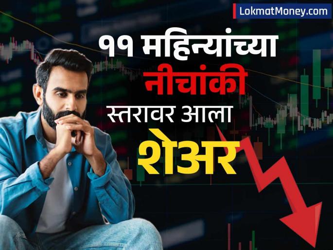 ncc stock fell to an 11 month low now investors are lining up to sell share market investment | घसरून ११ महिन्यांच्या नीचांकी स्तरावर आला 'हा' शेअर; आता विक्रीसाठी गुंतवणूकदारांची रांग