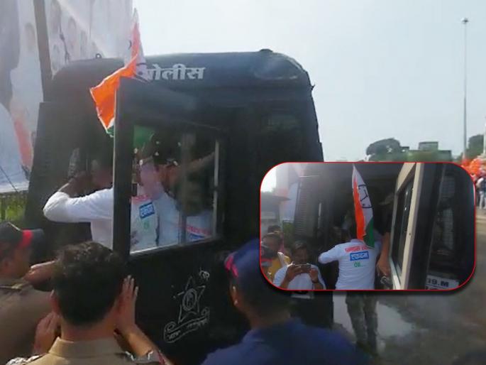 Jalgaon Nationalist congress party activists detained before Chief Minister Eknath shinde visit | जळगाव : मुख्यमंत्र्यांच्या दौऱ्याआधी राष्ट्रवादी कार्यकर्ते ताब्यात  Jalgaon Nationalist congress party activists detained before Chief Minister Eknath shinde visit | जळगाव : मुख्यमंत्र्यांच्या दौऱ्याआधी राष्ट्रवादी कार्यकर्ते ताब्यात