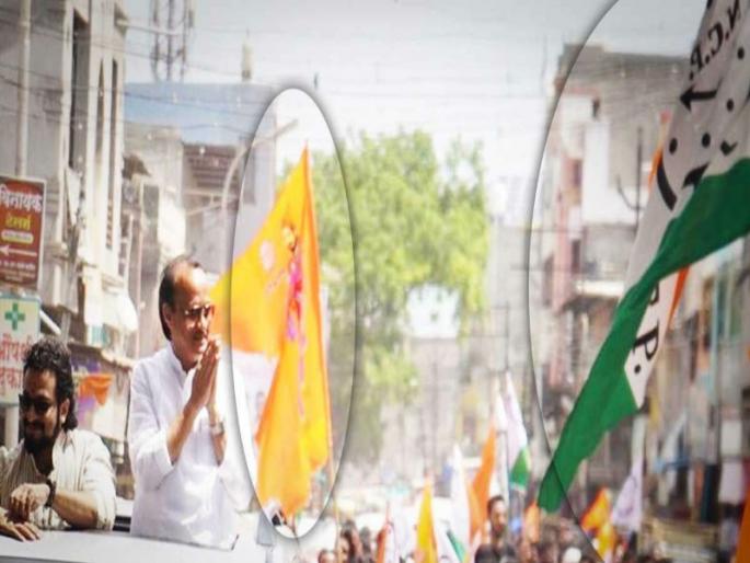 Ajit Pawar orders " bhagvyacha "; But the silence of Sharad Pawar | अजित पवारांचा आदेश " भगव्या" चा; शरद पवारांची मात्र चुप्पी