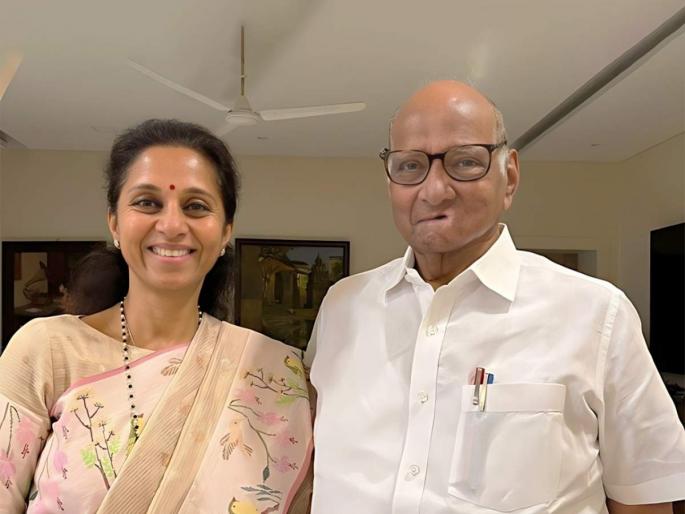 NCP president Sharad Pawar has announce that Supriya Sule and Praful Patel as working presidents on the party's anniversary  | पक्षाने माझ्यावर टाकलेला विश्वास सार्थ ठरविण्यासाठी मी कटिबद्ध आहे - सुप्रिया सुळे   NCP president Sharad Pawar has announce that Supriya Sule and Praful Patel as working presidents on the party's anniversary  | पक्षाने माझ्यावर टाकलेला विश्वास सार्थ ठरविण्यासाठी मी कटिबद्ध आहे - सुप्रिया सुळे