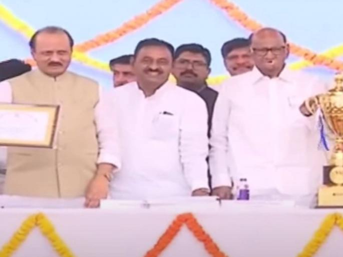 Why did you avoid sitting near Sharad Pawar? Ajit Pawar explained the reason | शरद पवारांजवळ बसणे का टाळले? अजित पवार यांनी कारण सांगितलं, म्हणाले, "बाबासाहेब पाटील..." Why did you avoid sitting near Sharad Pawar? Ajit Pawar explained the reason | शरद पवारांजवळ बसणे का टाळले? अजित पवार यांनी कारण सांगितलं, म्हणाले, "बाबासाहेब पाटील..."