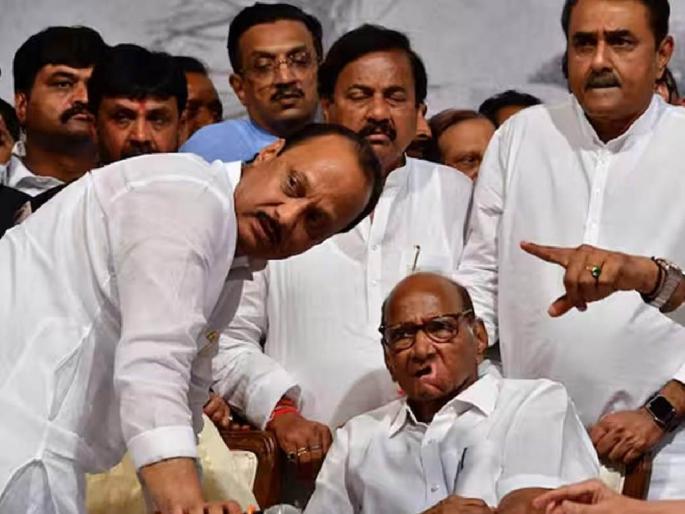 Big news! Ajit Pawar's faction leader Sharad Pawar's meeting; Speed up the political movement | मोठी बातमी! अजित पवार यांच्या गटातील नेते शरद पवारांच्या भेटीला; राजकीय हालचालींना वेग Big news! Ajit Pawar's faction leader Sharad Pawar's meeting; Speed up the political movement | मोठी बातमी! अजित पवार यांच्या गटातील नेते शरद पवारांच्या भेटीला; राजकीय हालचालींना वेग