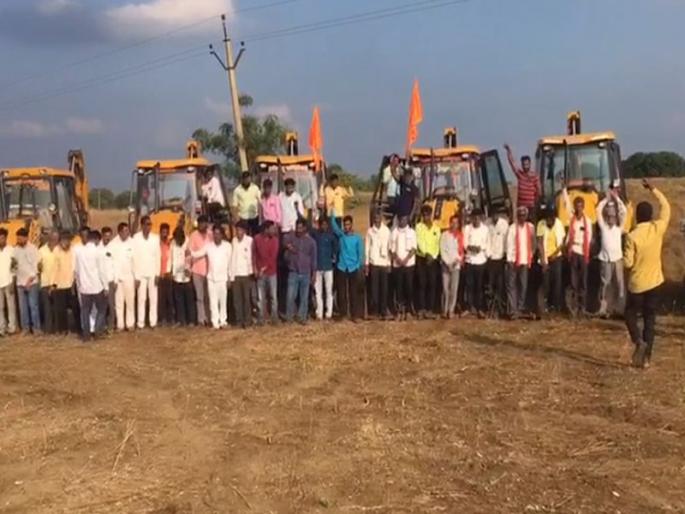 Manoj Jarange Patil on 145 acres successfully preparing for the final meeting of the fourth phase | १४५ एकरवर मनोज जरांगे पाटील यांच्या चौथ्या टप्प्यातील समारोप सभेची जय्यत तयारी Manoj Jarange Patil on 145 acres successfully preparing for the final meeting of the fourth phase | १४५ एकरवर मनोज जरांगे पाटील यांच्या चौथ्या टप्प्यातील समारोप सभेची जय्यत तयारी