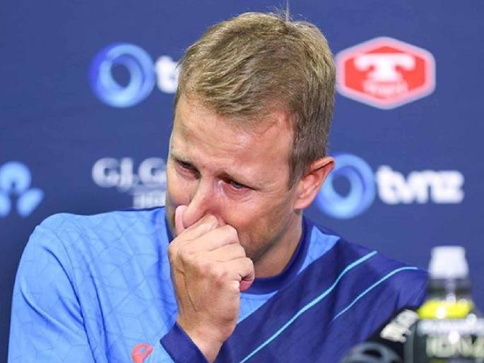 Video : Neil Wagner was in tears in the press conference, New Zealand Legend retires from International cricket. | मोठी बातमी: न्यूझीलंडला 'कसोटी' वर्ल्ड कप जिंकून देणाऱ्या खेळाडूची अचानक निवृत्ती, ढसाढसा रडला 