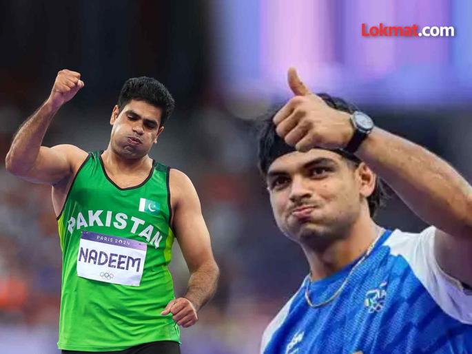 Neeraj Chopra said first time he had lost to Pakistan Arshad Nadeem But credit is due in Javelin Throw at Paris Olympics 2024 | Neeraj Chopra on Pakistan Arshad Nadeem, Paris Olympics 2024: "पाकिस्तानचा अर्शद माझ्याशी पहिल्यांदाच जिंकलाय, पण..."; नीरज चोप्राची मॅचनंतर प्रतिक्रिया Neeraj Chopra said first time he had lost to Pakistan Arshad Nadeem But credit is due in Javelin Throw at Paris Olympics 2024 | Neeraj Chopra on Pakistan Arshad Nadeem, Paris Olympics 2024: "पाकिस्तानचा अर्शद माझ्याशी पहिल्यांदाच जिंकलाय, पण..."; नीरज चोप्राची मॅचनंतर प्रतिक्रिया