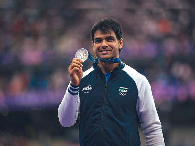 Neeraj Chopra said, I would like to apologise to everyone, our national anthem was not played on the podium | Paris Olympic 2024 : 'गोल्ड' हुकले पण मनं जिंकली! नीरज चोप्राने तमाम भारतीयांची का मागितली माफी? Neeraj Chopra said, I would like to apologise to everyone, our national anthem was not played on the podium | Paris Olympic 2024 : 'गोल्ड' हुकले पण मनं जिंकली! नीरज चोप्राने तमाम भारतीयांची का मागितली माफी?