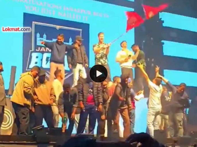 video viral cricketer James Neesham dances on bhojpuri song lollypop lagelu to celebrate trophy win trending social media | लॉलीपॉप लागेलु... क्रिकेटरचा भोजपुरी गाण्यावर स्टेजवर चढून भन्नाट डान्स, Video तुफान व्हायरल