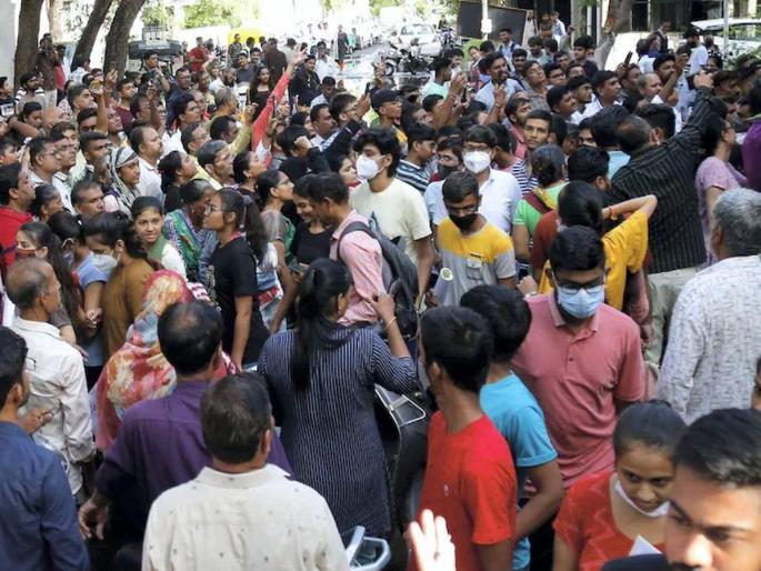 NEET Exams: Shocking! In the name of checking, all limits were crossed, undergarments of students were removed | NEET Exams: धक्कादायक प्रकार! चेकिंगच्या नावाखाली सर्व मर्यादा ओलांडल्या, विद्यार्थिनींच्या अंडरगार्मेंट्स उतरवल्या NEET Exams: Shocking! In the name of checking, all limits were crossed, undergarments of students were removed | NEET Exams: धक्कादायक प्रकार! चेकिंगच्या नावाखाली सर्व मर्यादा ओलांडल्या, विद्यार्थिनींच्या अंडरगार्मेंट्स उतरवल्या
