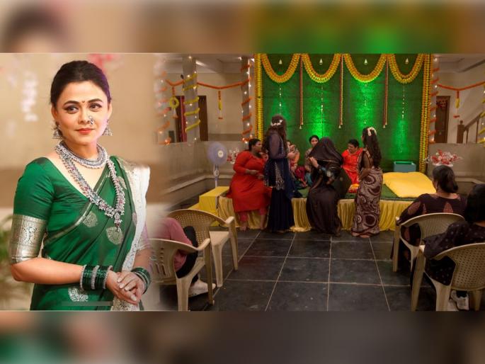 Mazi tuzi reshimgath serial special guest in neha's mehendi ceremony | 'माझी तुझी रेशीमगाठ' मालिकेत रुसलेल्या नेहाचा राग घालवण्यासाठी मेहंदी कार्यक्रमात आलेले 'ते' खास पाहुणे कोण? Mazi tuzi reshimgath serial special guest in neha's mehendi ceremony | 'माझी तुझी रेशीमगाठ' मालिकेत रुसलेल्या नेहाचा राग घालवण्यासाठी मेहंदी कार्यक्रमात आलेले 'ते' खास पाहुणे कोण?