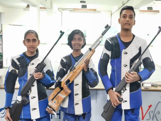 Kolhapur Three player selected for National Shooting Competition | राष्ट्रीय नेमबाजी स्पर्धेसाठी कोल्हापूरच्या शर्व, परी, युगरत्ना यांची निवड Kolhapur Three player selected for National Shooting Competition | राष्ट्रीय नेमबाजी स्पर्धेसाठी कोल्हापूरच्या शर्व, परी, युगरत्ना यांची निवड