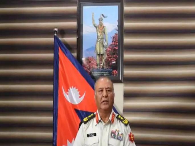 Nepal Crisis Nepal's Army Chief addresses the nation, photo of Hindu kings on the back, what exactly is politics? | Nepal Crisis : नेपाळच्या लष्करप्रमुखांनी राष्ट्राला संबोधले, मागे हिंदू राजांचा फोटो, नेमके राजकारण काय? Nepal Crisis Nepal's Army Chief addresses the nation, photo of Hindu kings on the back, what exactly is politics? | Nepal Crisis : नेपाळच्या लष्करप्रमुखांनी राष्ट्राला संबोधले, मागे हिंदू राजांचा फोटो, नेमके राजकारण काय?