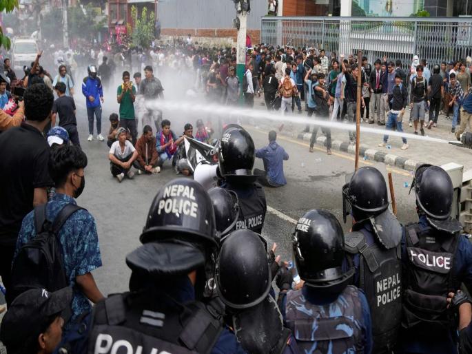 Nepal: Protest turned violent in Kathmandu as people staged a massive protest outside Kathmandu Parliament, 9 dead, 80 injured in firing so far | जाळपोळ, तोडफोडीसह नेपाळ पेटलं! हजारो युवक रस्त्यावर उतरले; आतापर्यंत १४ मृत्यू ८० हून अधिक जखमी Nepal: Protest turned violent in Kathmandu as people staged a massive protest outside Kathmandu Parliament, 9 dead, 80 injured in firing so far | जाळपोळ, तोडफोडीसह नेपाळ पेटलं! हजारो युवक रस्त्यावर उतरले; आतापर्यंत १४ मृत्यू ८० हून अधिक जखमी