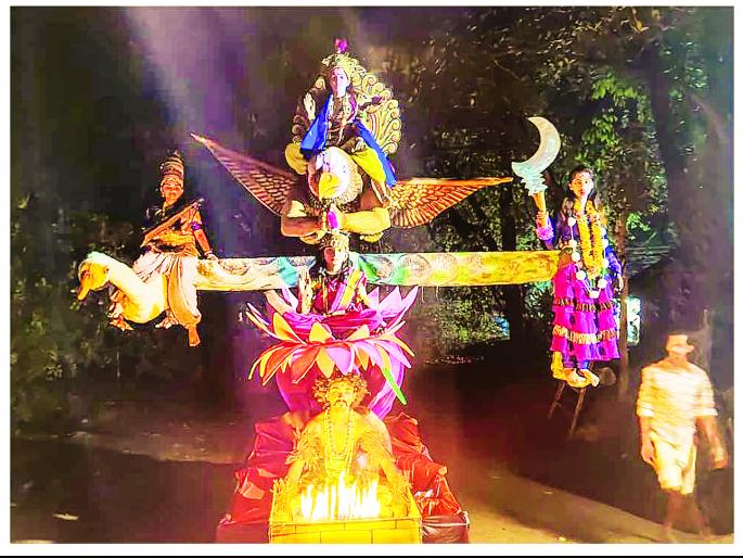 Limited celebration of Rombat in Nerur | नेरूरमधील रोंबाट उत्सव मर्यादित साजरा Limited celebration of Rombat in Nerur | नेरूरमधील रोंबाट उत्सव मर्यादित साजरा