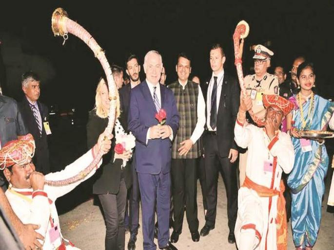 Israeli Prime Minister Benjamin Netanyahu’s Mumbai visit | इस्त्रायलचे पंतप्रधान बेंजामिन नेतान्याहू यांचा आज मुंबई दौरा Israeli Prime Minister Benjamin Netanyahu’s Mumbai visit | इस्त्रायलचे पंतप्रधान बेंजामिन नेतान्याहू यांचा आज मुंबई दौरा