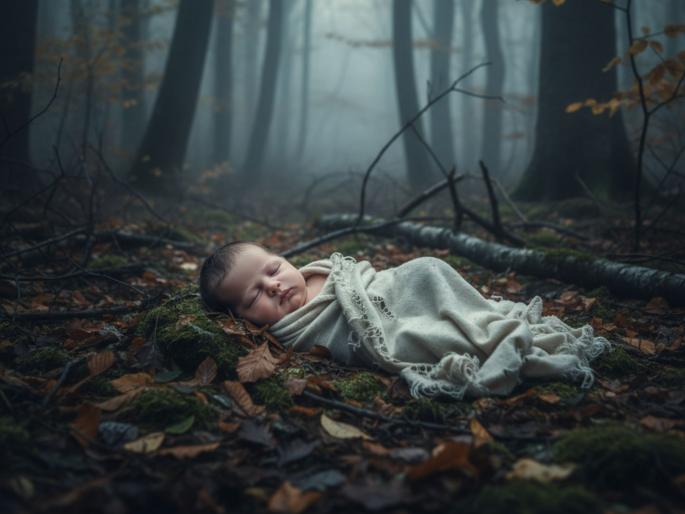 Outrageous and heartbreaking! First a stone was put in the mouth, then a 15-day-old baby was thrown into the forest by a fevicik. | संतापजनक अन् ह्रदयद्रावक! आधी दगड कोंबला, फेविक्विकने चिटकवले तोंड; १५ दिवसांचं बाळ फेकले जंगलात