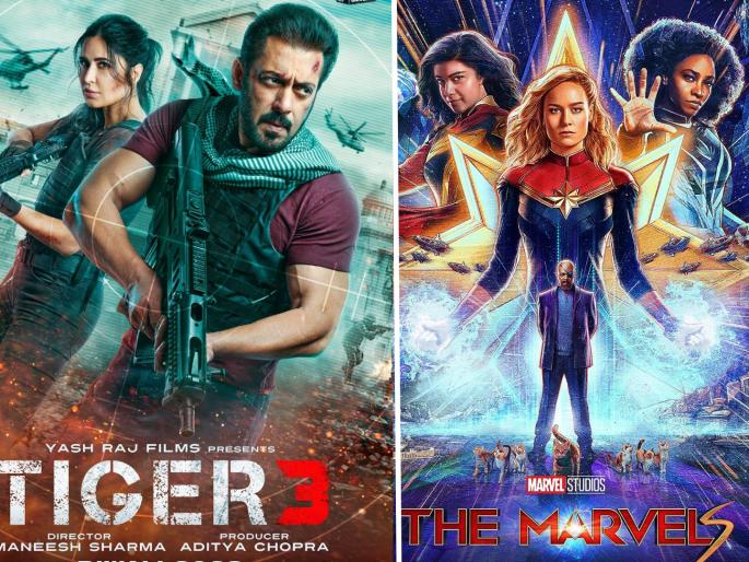 Tiger 3 vs The Marvels At The Indian Box Office | टायगर Vs मार्व्हल्स! 'द मार्व्हल्स' चा दमदार ट्रेलर प्रदर्शित; सलमानच्या अडचणीत होणार वाढ Tiger 3 vs The Marvels At The Indian Box Office | टायगर Vs मार्व्हल्स! 'द मार्व्हल्स' चा दमदार ट्रेलर प्रदर्शित; सलमानच्या अडचणीत होणार वाढ