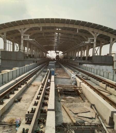 80% work of Dr. Ambedkar Chak Metra Station completed | डाॅ. आंबेडकर चाैक मेट्राे स्टेशनचे ८० टक्के कार्य पूर्ण 80% work of Dr. Ambedkar Chak Metra Station completed | डाॅ. आंबेडकर चाैक मेट्राे स्टेशनचे ८० टक्के कार्य पूर्ण