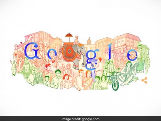 Unity in diversity! Google's special doodle on Republic Day of India by a young man from Mumbai | विविधतेत एकता! मुंबईकर तरुणानं साकारलं प्रजासत्ताक दिनाचं खास डुडल Unity in diversity! Google's special doodle on Republic Day of India by a young man from Mumbai | विविधतेत एकता! मुंबईकर तरुणानं साकारलं प्रजासत्ताक दिनाचं खास डुडल